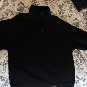 Aritzia Women's Cozy Sweatfleece Boyfriend 1/2 Zip